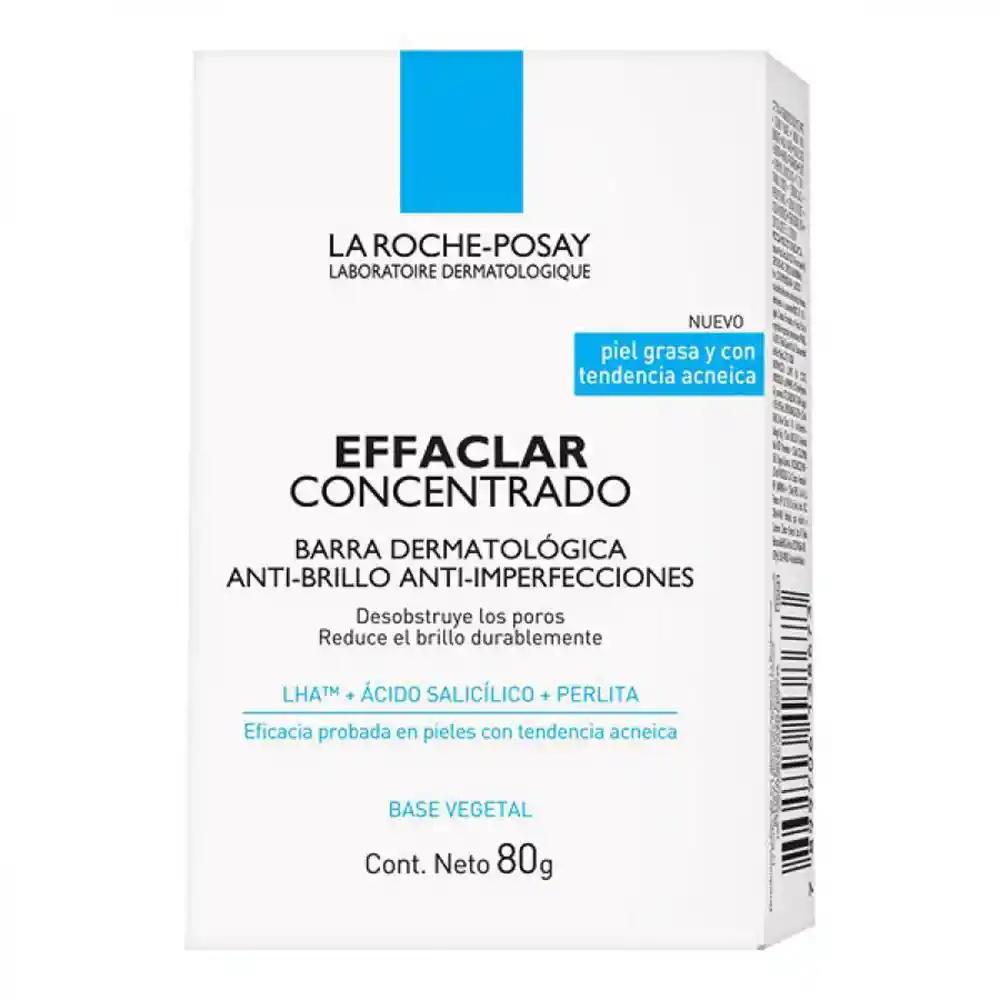 La Roche- Posay Effaclar Pain Barra de Limpieza Rostro para Pieles Grasas