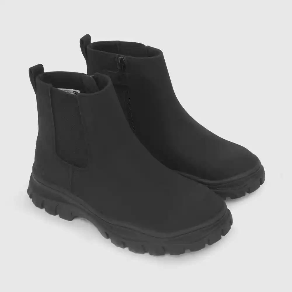 Botines De Niña Negro Talla 31