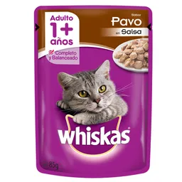 Whiskas Alimento Húmedo para Gatos Sabor Pavo en Salsa