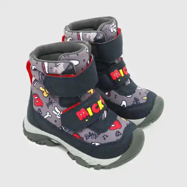 Botas Refugio Mickey Para Niño Gris Talla 24 Colloky