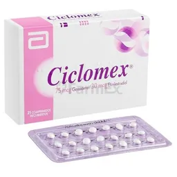 Ciclomex Anticonceptivo en Comprimidos Recubiertos