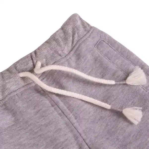 Pantalón Buzo Bebé Niño Gris Talla 3 M Pillín