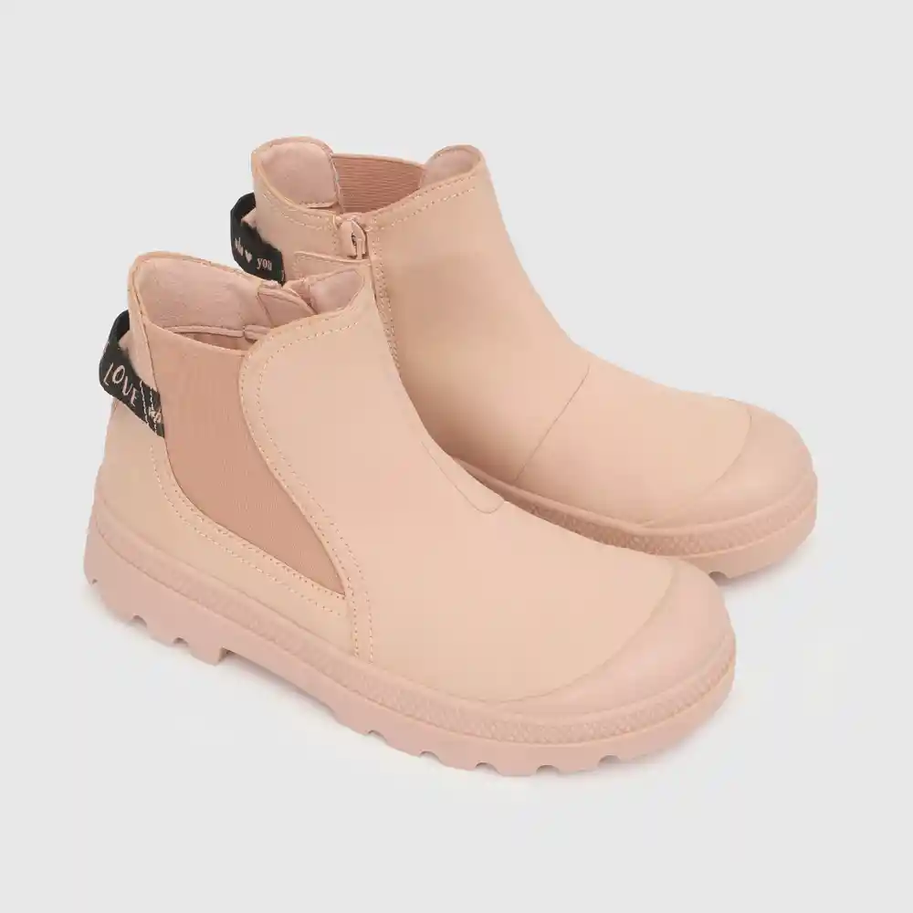 Botín Para Niña Rosada Talla 29