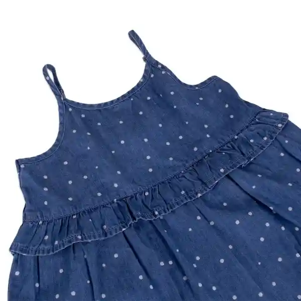 Vestido Niña Denim Talla 10 A Pillín