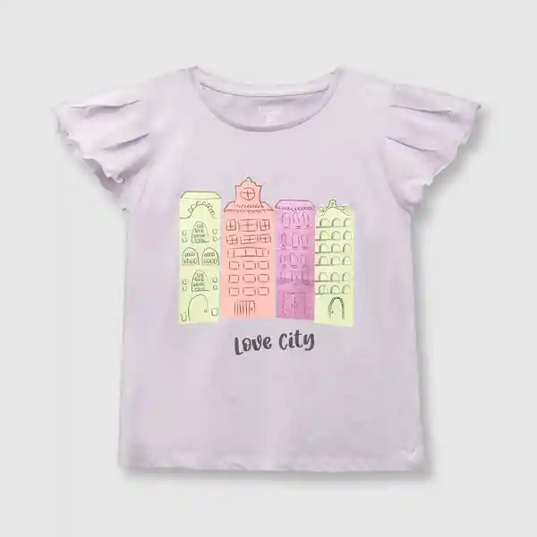 Polera City de Niña Lila Talla 3A Colloky