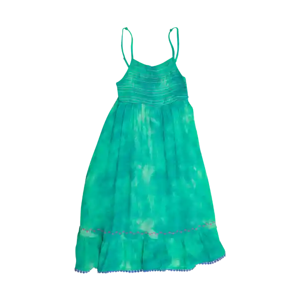 Vestido Niña Verde Pillin 4 a