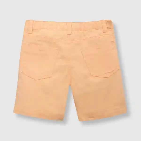 Bermuda Gabardina de Bebé Niño Orange Talla 36M Colloky