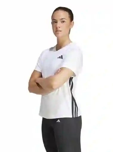 Adidas Polera 3S Crew Tee Blanco S JH1393