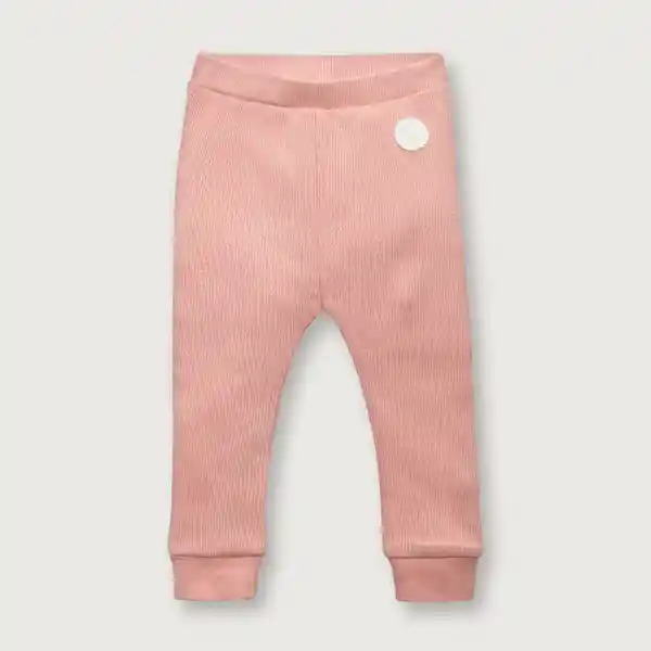 Jean Rib Puño de Niña Rosado Talla 3M Opaline