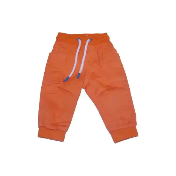 Pantalón Bebe Niño Naranja Pillin 24 M