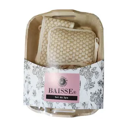Baisse®  Spa Set Esponja + Cinta + Cepillo
