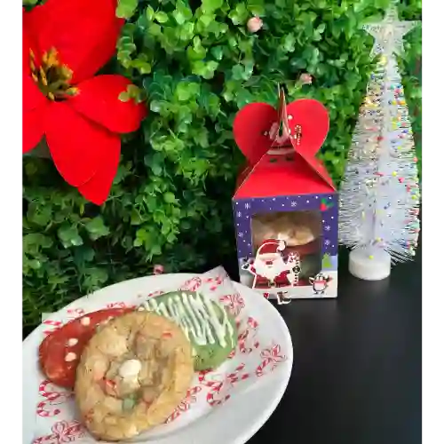 Cajita de Galletas Navideña