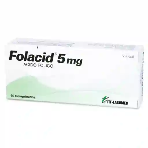 Folacid 5 mg Comprimidos