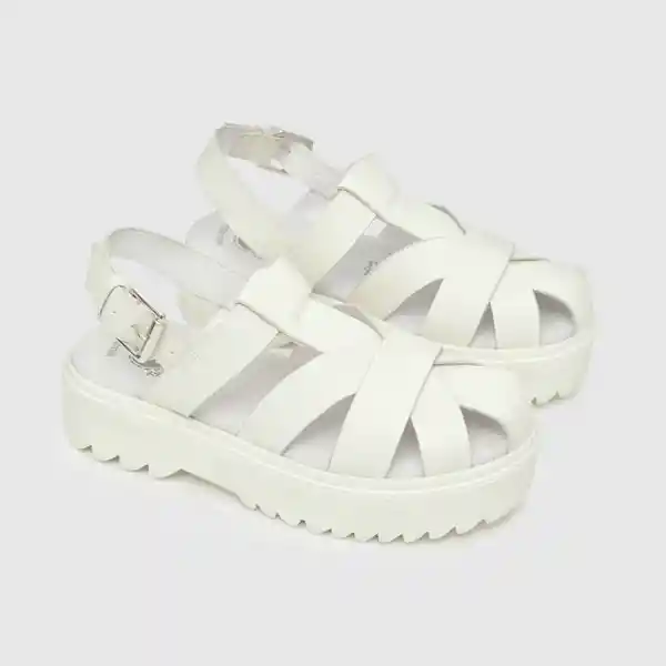 Sandalias de Niña Blanco Invierno Talla 36 Colloky