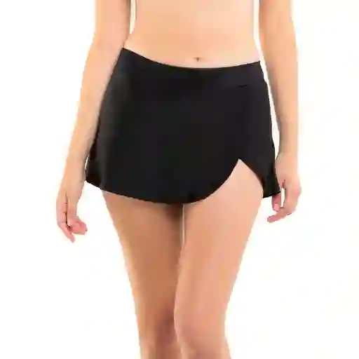 Bikini Short Falda Negro Talla 16 Samia