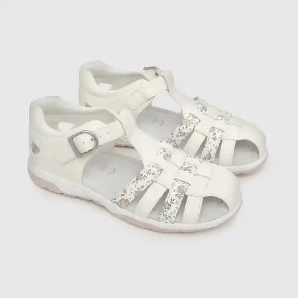 Sandalias de Niña Blanco Talla 32 Colloky