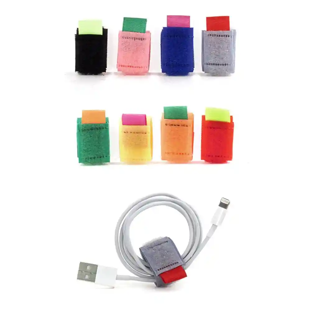 Kikkerland Organizador de Cables Diferentes Colores US79