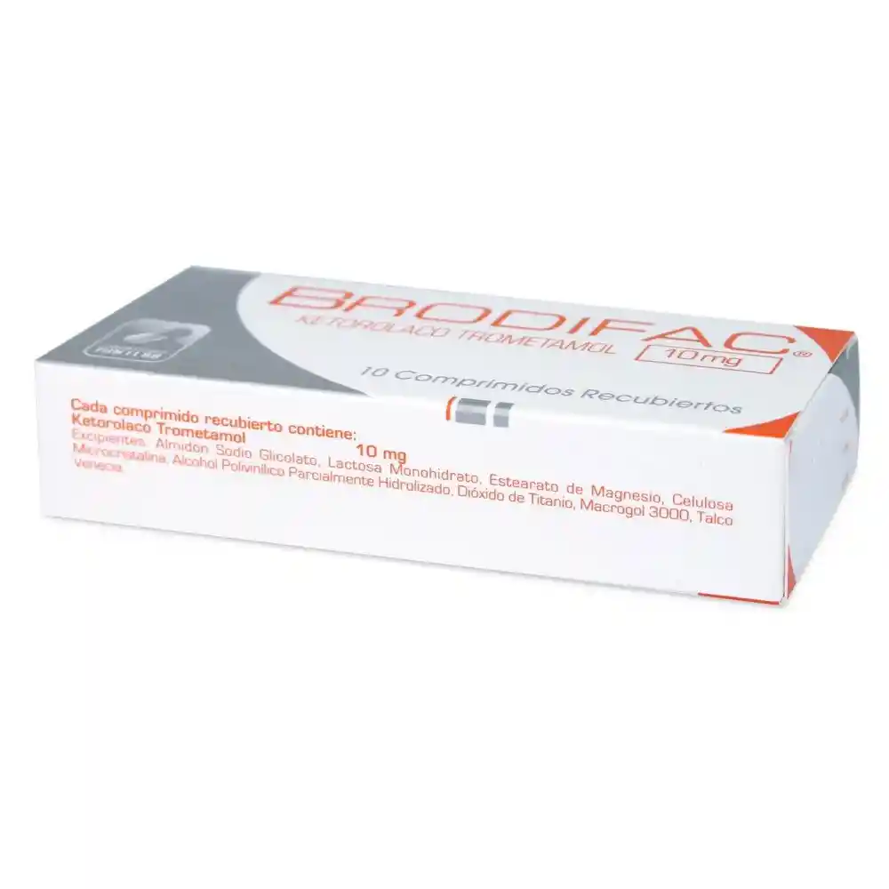 Ketorolaco Brodifac Trometamol 10 Mg