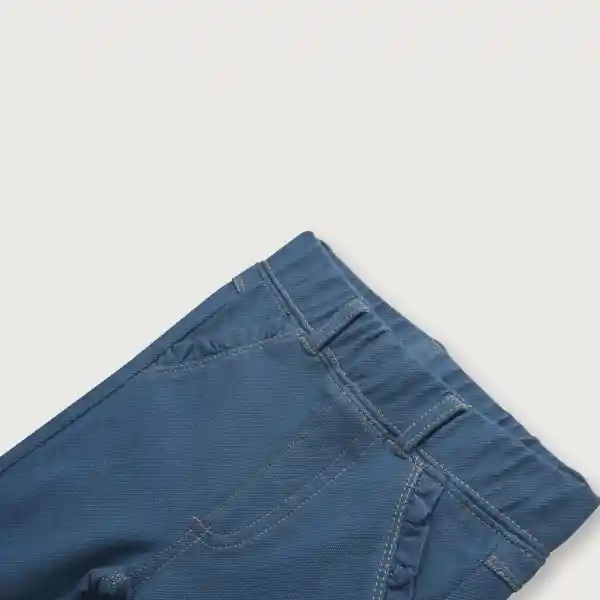 Jegging Con Ruchas en Los Bolsillos Niña Navy Talla 3A