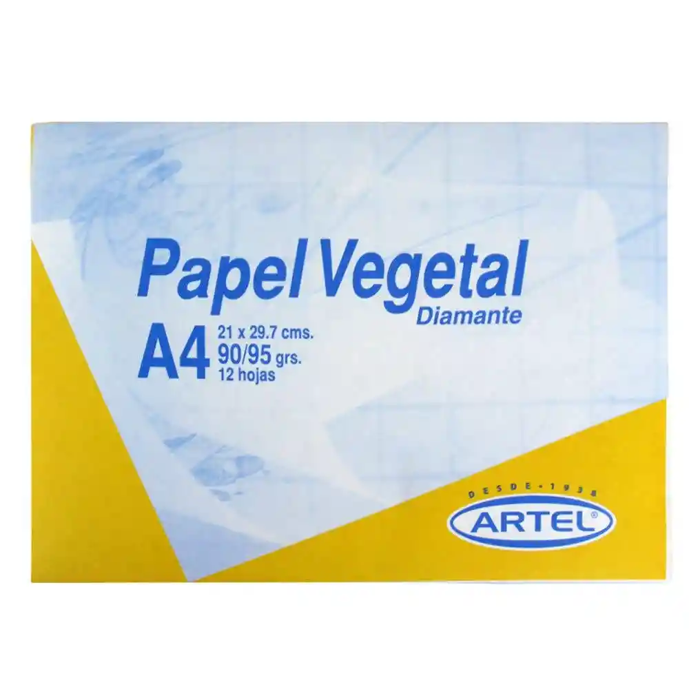 Block Artel Papel Vegetal A4 90- 12h