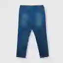 Jean de Bebé Niña Romántico Light Denim Talla 6/9M Colloky