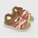 Sandalias Velcro De Niña Multicolor Talla 26