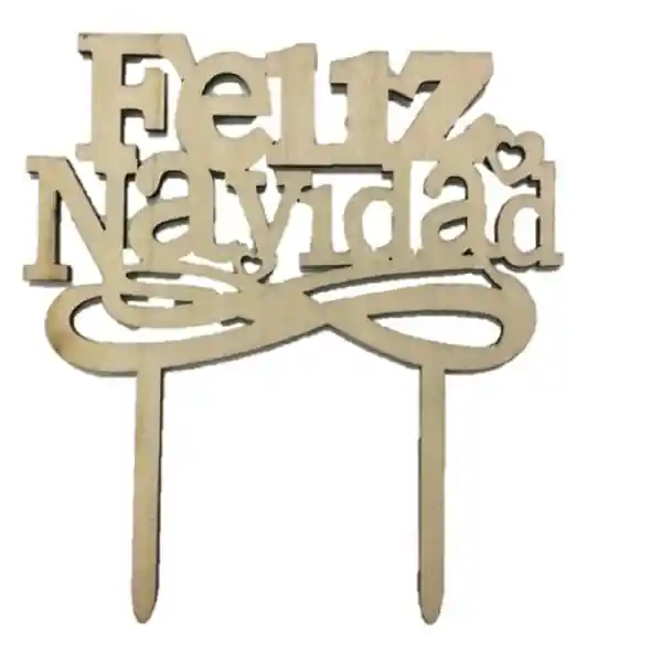 Decoración Torta Feliz Navidad