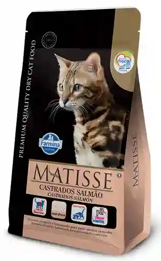 Matisse Alimento Para Gato Farmina Felino Seco Castrados Salmón