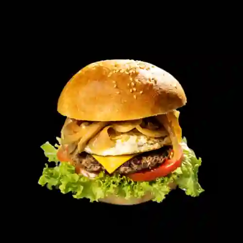 Burger Gerard Piqué + Papas Fritas