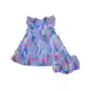 Vestido Bebe Niña Turquesa Pillin 24 M