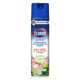 Clorox Desinfectante en Aerosol Experto Aroma Fresco