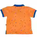 Polera Bebé Niño Naranja Talla 3 A Pillín