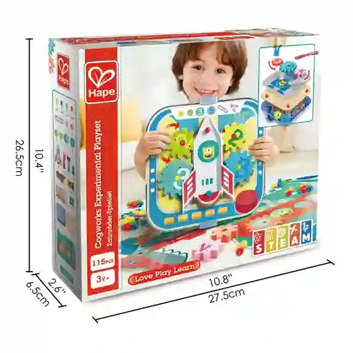 Hape Juguete Cogworks Experimental Playset - E1065