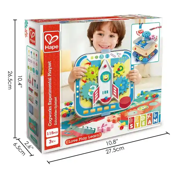 Hape Juguete Cogworks Experimental Playset - E1065