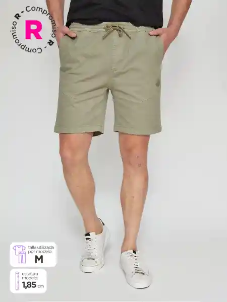 Half Bermuda Tony Verde Claro M SS25