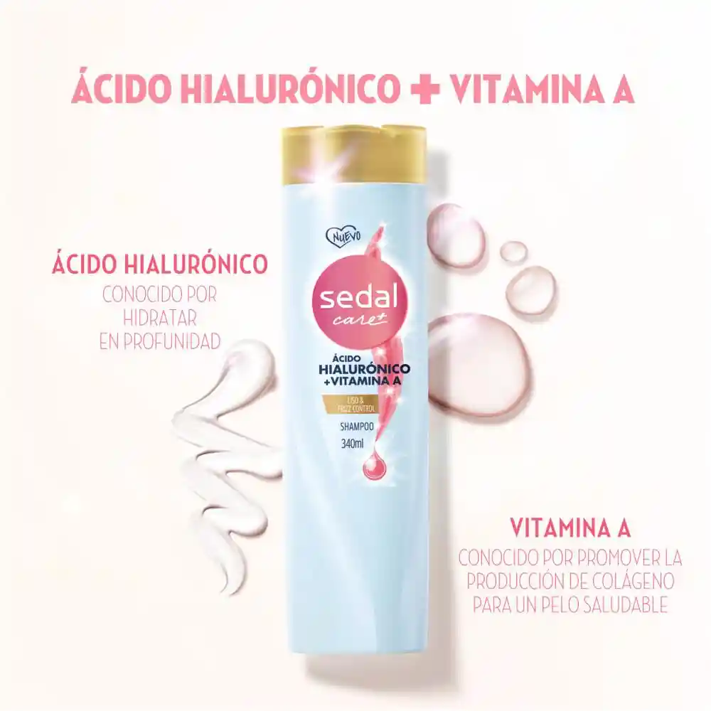 Sedal Shampoo Ácido Hialuronico y Vitamina A