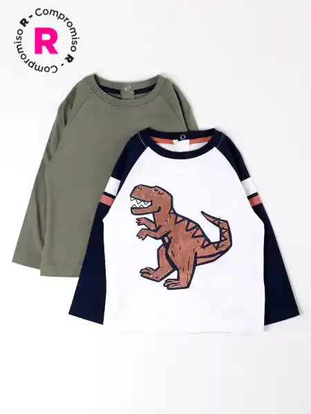 Baby Harvest Polera Manga Larga Cool Color Navy 3 V26