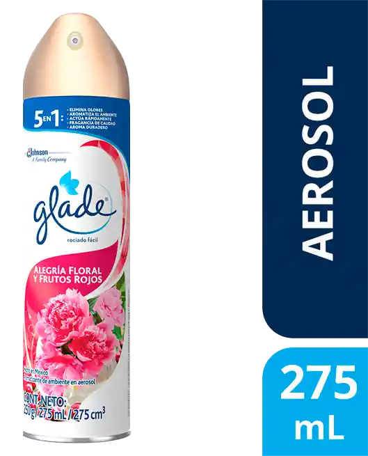 Glade Desodorante Ambiental Aerosol Placer Floral