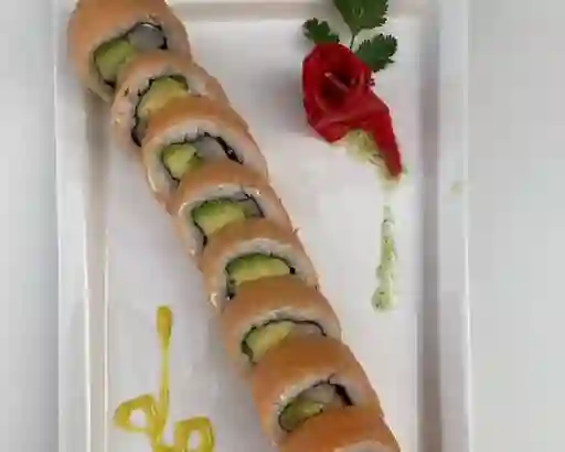 Salmón Rolls Queso Crema Palta Camarón