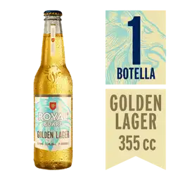 Cerveza Royal Guard Golden Lager botella