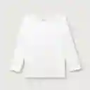 Camiseta de Bebé Niño Blanco Talla 2A Opaline