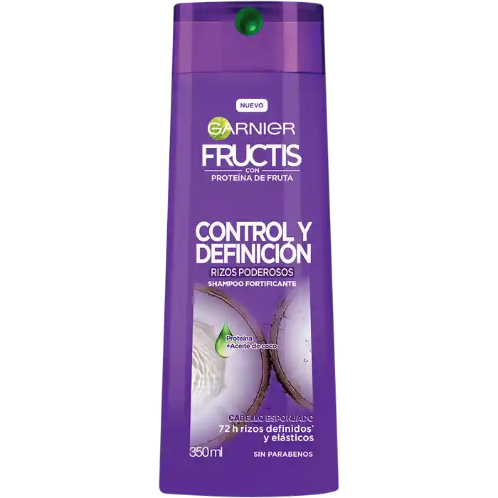 Garnier-Fructis Shampoo Control & Definición Rizos Poderosos