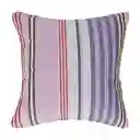 Cojín Algodón Ribb Azul y Rojo 45 x 45 cm