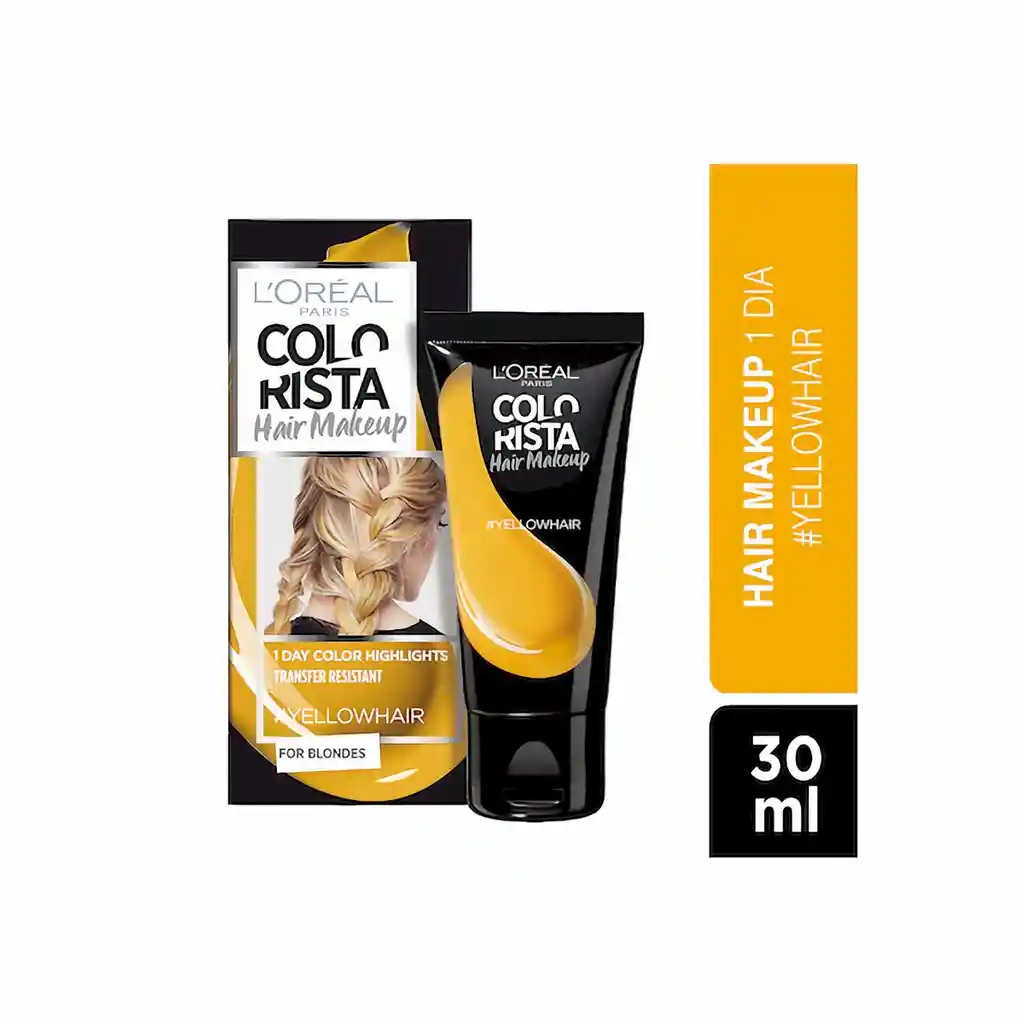 Ion Colorac Colorista Hair Makeup Yellow