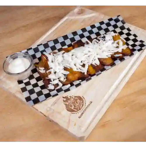 Ración de Tajadas con Queso y Nata