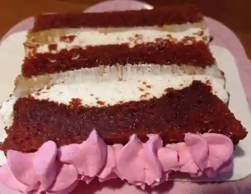 Trozo de Torta Red Velvet