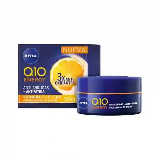 Nivea Crema Facial Antiarrugas Noche Q10