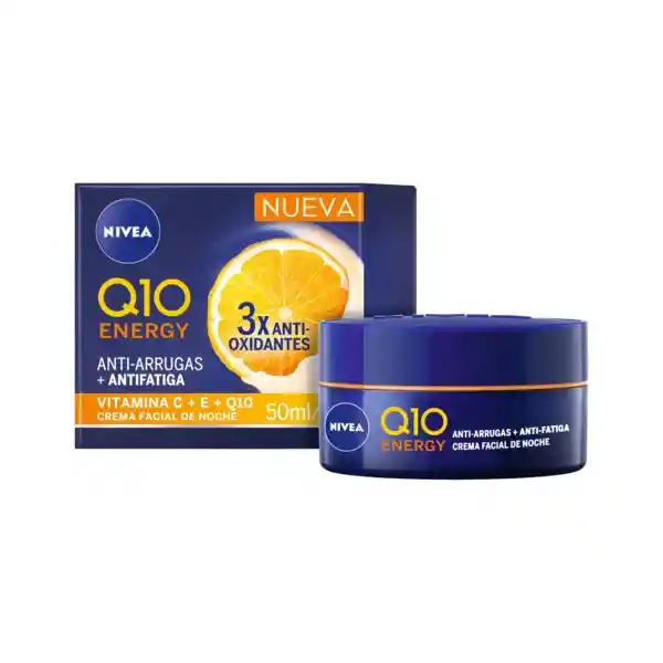 Nivea Crema Facial Antiarrugas Noche Q10