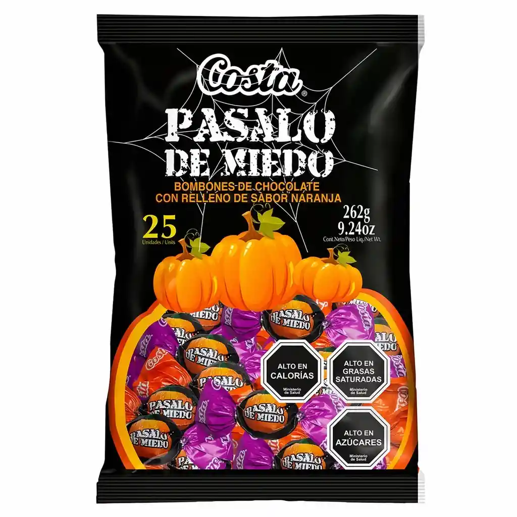 Costa Choc Relleno Forma Calabaza