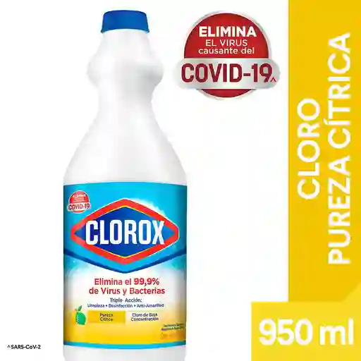 Clorox Cloro Pureza Cítrica